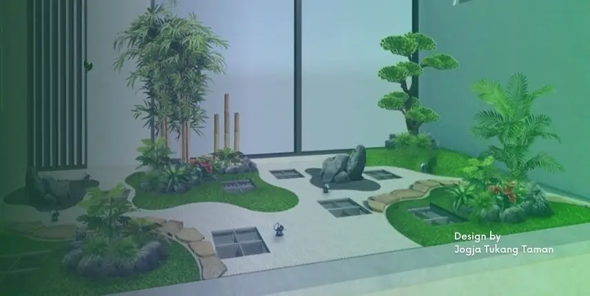 Dekorasi Taman Kering