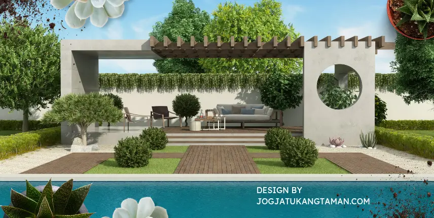 Pembuatan Taman Gazebo